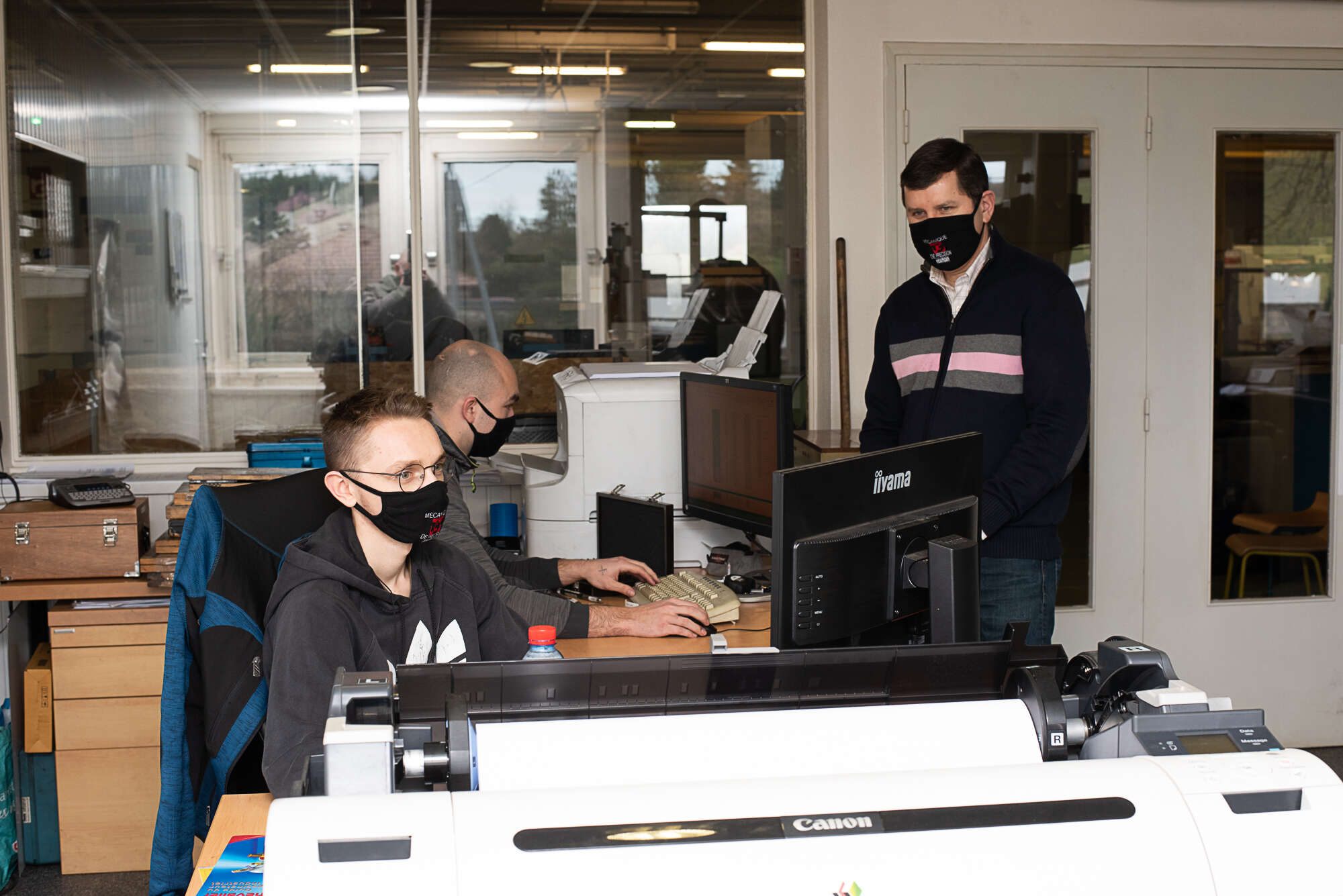 Photographie du bureau d'étude